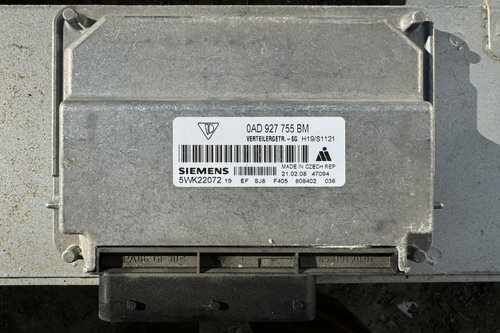 Calculator cutie viteze automata 5wk22072 0ad927755bm Porsche Cayenne 957 [facelift] [2007 - 2010]