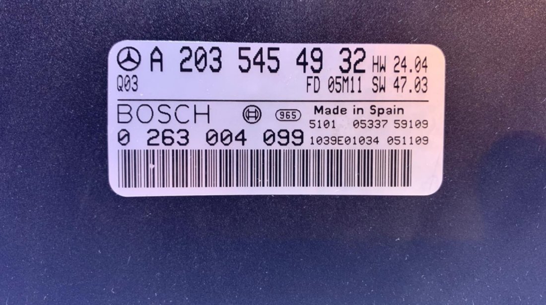 Calculator Cutie Viteze Automata Mercedes Benz W203 C Class C220 2.2 CDI 2000-2007 Cod: A2035454932