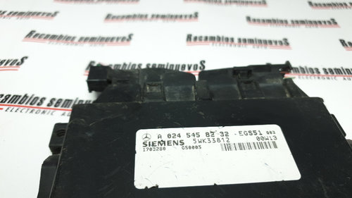 Calculator cutie viteze automata SIEMENS MERCEDES-BENZ W202 A 024 545 82 32 / A0245458232 / 5WK33812...