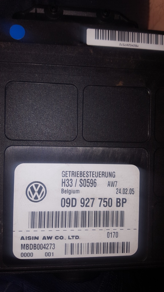 Calculator Cutie Viteze Automata Vw Touareg 2,5TDI 174CP 09D927750BP