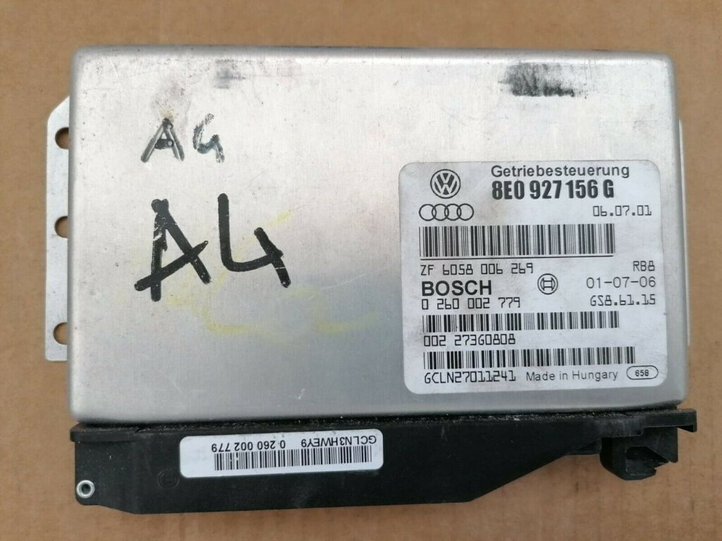 Calculator cutie viteze BOSCH AUDI A4 8E0 927 156 G / 8E0927156G / 0 260 002 779 / 0260002779 / GS8 61 15 / GS861158E0 927 156 G / 8E0927156G / 0 260 002 779 / 0260002779 / GS8 61 15 / GS86115