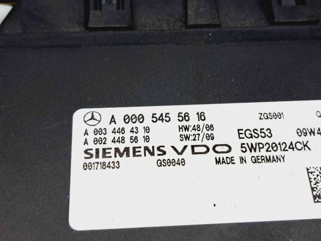 Calculator cutie viteze Mercedes Clasa E (W207) Coupe [Fabr 2009-2012] A0005455616 2.2 CDI 651911 143KW / 194CP