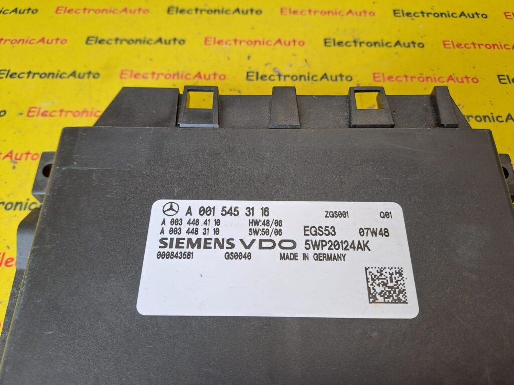 Calculator cutie viteze Mercedes E-CLASS W211, A0015453116, 5WP20124AK,