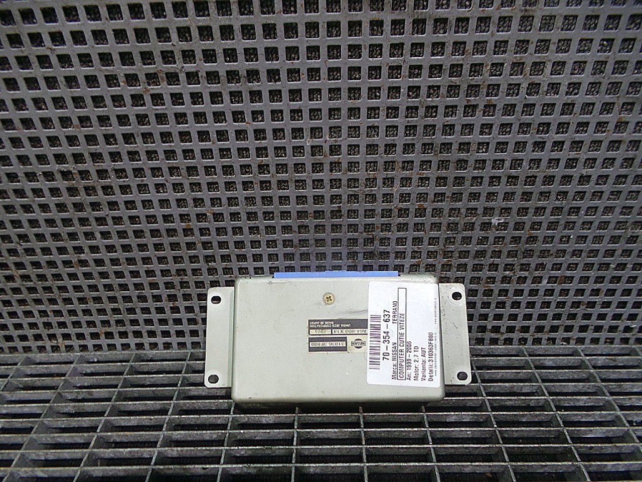 CALCULATOR CUTIE VITEZE NISSAN TERRANO 2.7 TD - (1999 2006)