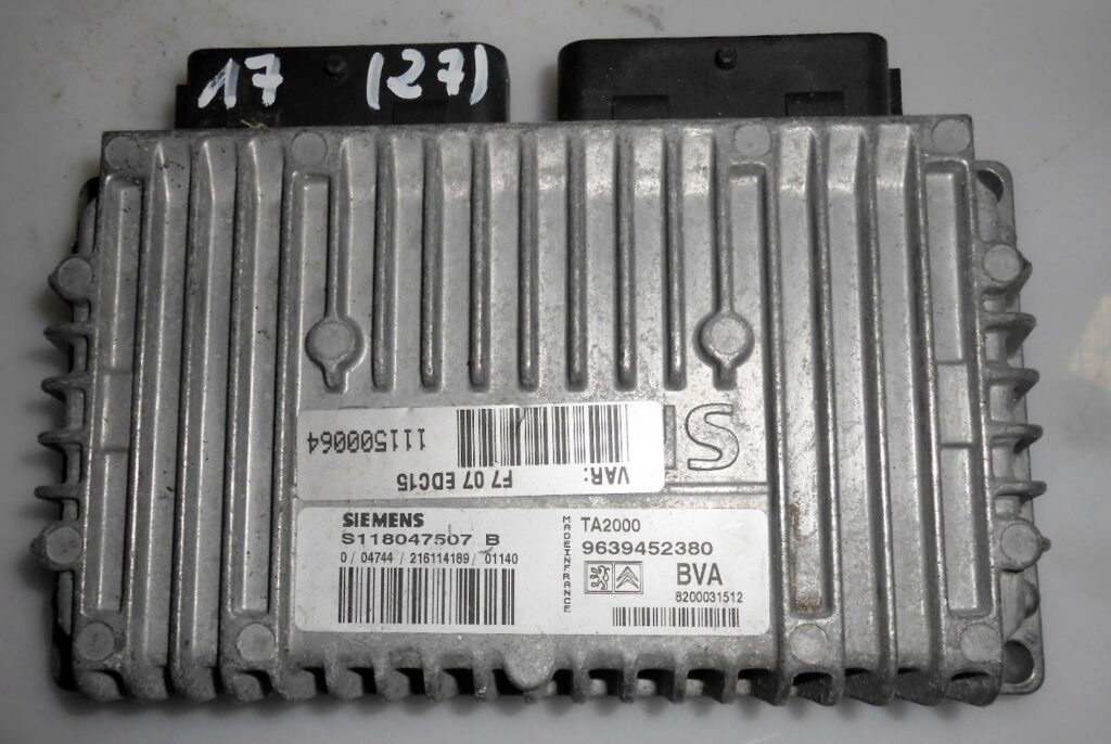 Calculator cutie viteze SIEMENS CITROEN C5 S118047507 B / S118047507B / 9639452380 / 8200031512S118047507 B / S118047507B / 9639452380 / 8200031512