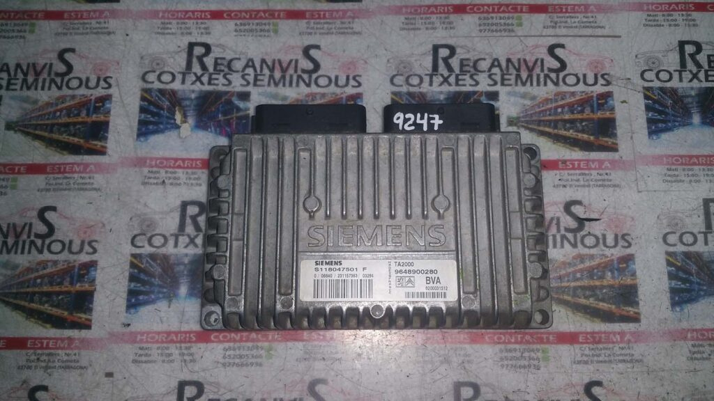 Calculator cutie viteze SIEMENS CITROEN XSARA S118047501 F / S118047501F / 9648900280 / 8200031512S118047501 F / S118047501F / 9648900280 / 8200031512