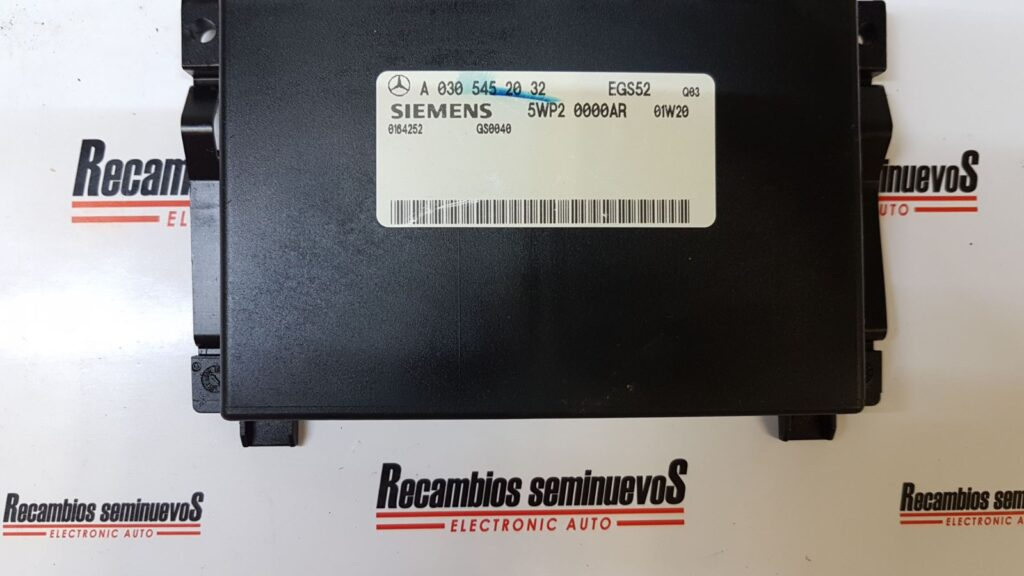 Calculator cutie viteze SIEMENS MERCEDES-BENZ Class E A 030 545 20 32 / A0305452032 / 5WP2 0000AR / 5WP20000AR / EGS52 / Q03 / 01W20A 030 545 20 32 / A0305452032 / 5WP2 0000AR / 5WP20000AR / EGS52 / Q03 / 01W20