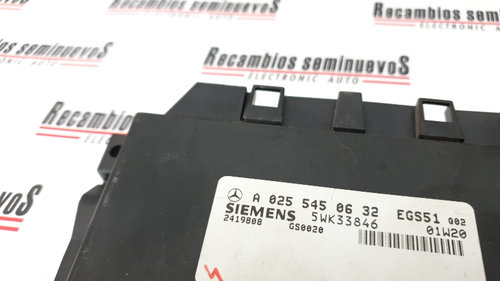 Calculator cutie viteze SIEMENS MERCEDES-BENZ W163 A 025 545 06 32 / A0255450632 / 5WK33846 / EGS51A...