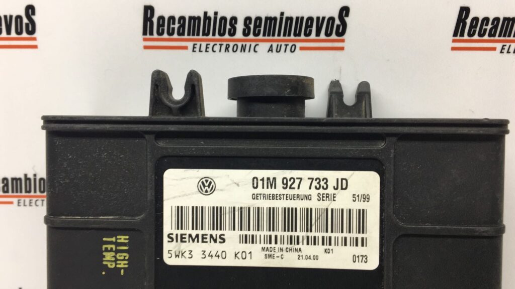 Calculator cutie viteze SIEMENS VOLKSWAGEN GOLF 01M 927 733 JD / 01M927733JD / 5WK3 3440 K01 / 5WK33440K0101M 927 733 JD / 01M927733JD / 5WK3 3440 K01 / 5WK33440K01
