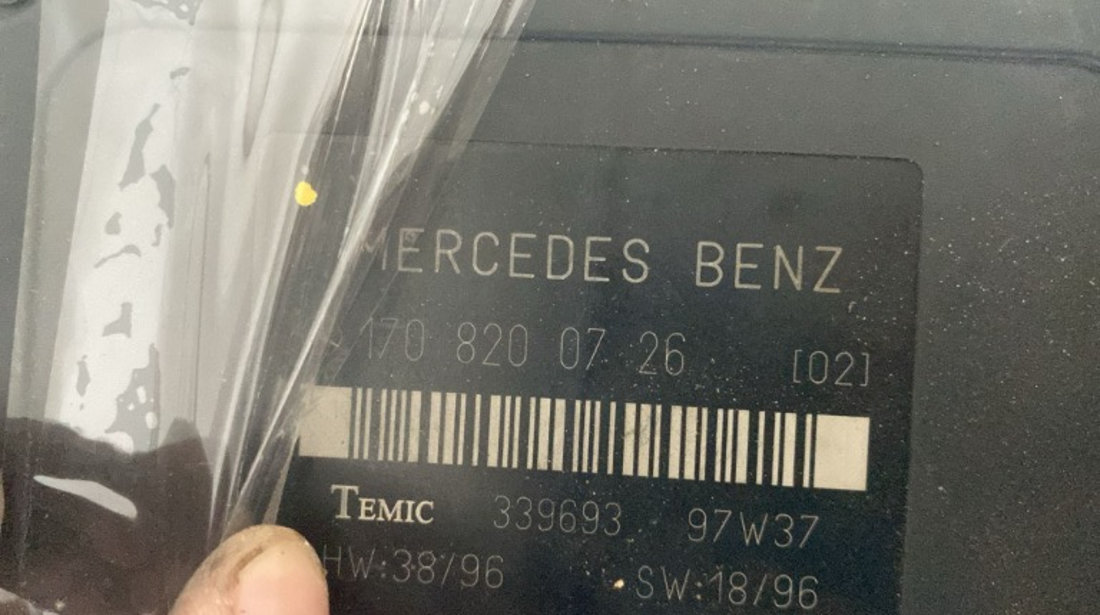 Calculator decapotare Mercedes SLK-Classe W170 230 kompressor an 1998 cod A1708200726