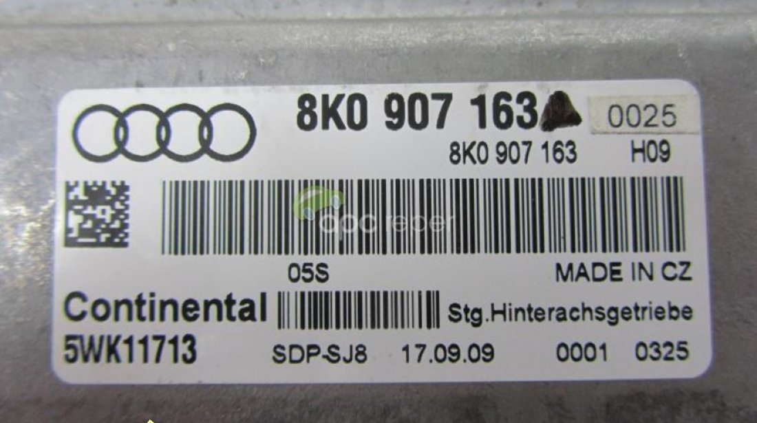 Calculator diferential Audi S4 RS4 8K S5 RS5 8T cod 8K0907163A