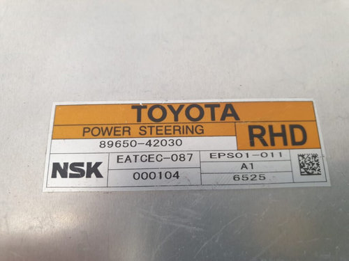 Calculator directie NSK TOYOTA RAV 4 89650 42030 / 8965042030 / RHD / EATCEC 087 / EATCEC087 / EPS01...