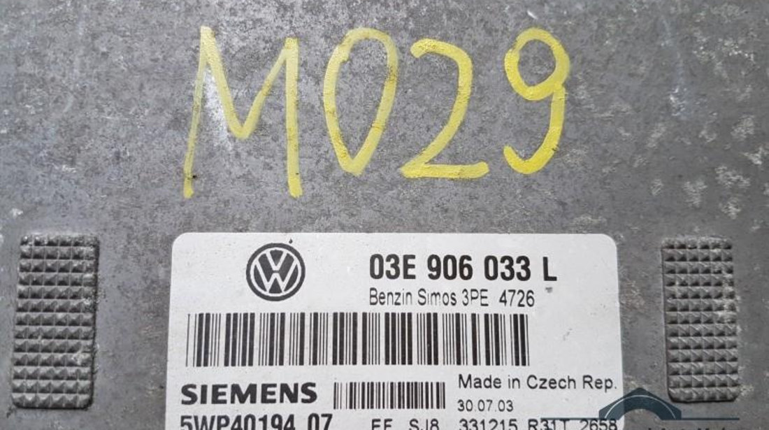 Calculator ecu 1.2 Volkswagen Polo (2001-2009) 03e906033l