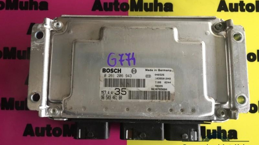 Calculator ecu 1.6 Peugeot 307 (2001-2008) 0261206943