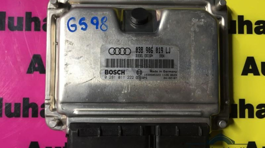 Calculator ecu 1.9 Audi A4 (2001-2004) [8E2, B6] 038906019lj