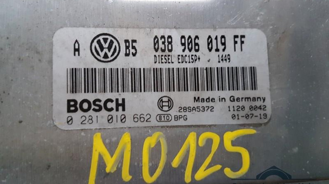 Calculator ecu 1.9 Volkswagen Bora (1998-2005) 038906019ff