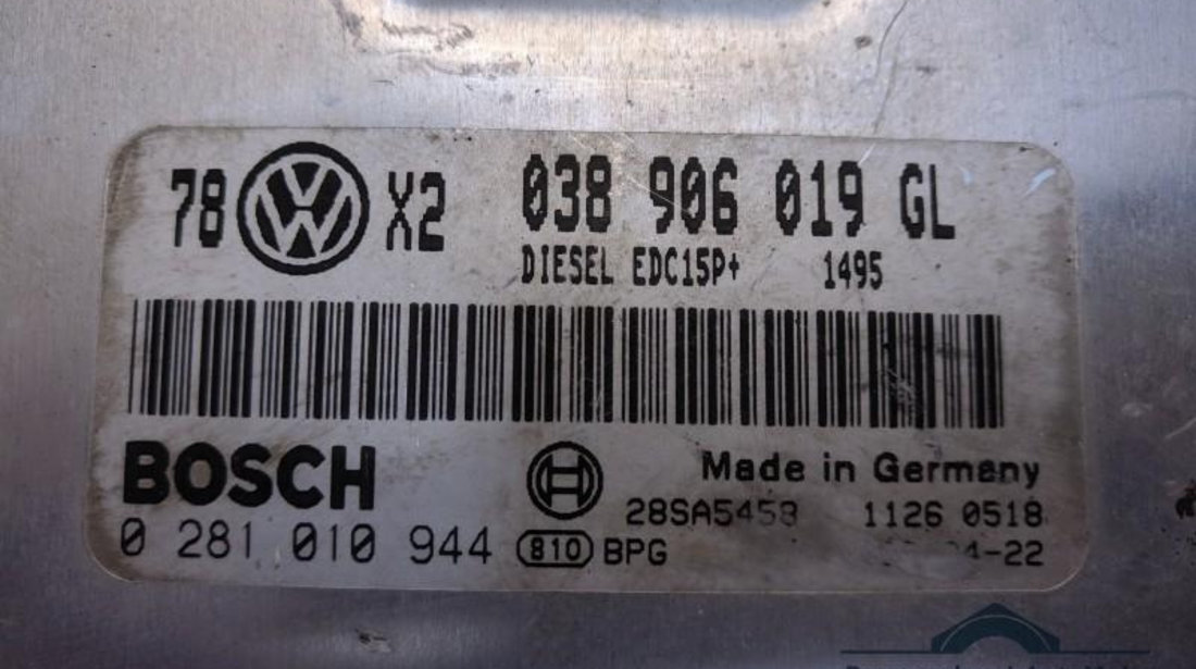 Calculator ecu 1.9 Volkswagen Passat (2000-2005) 038906019gl