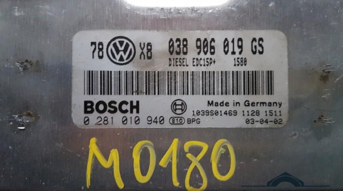 Calculator ecu 1.9 Volkswagen Passat B6 3C (2006-2009) 038906019gs