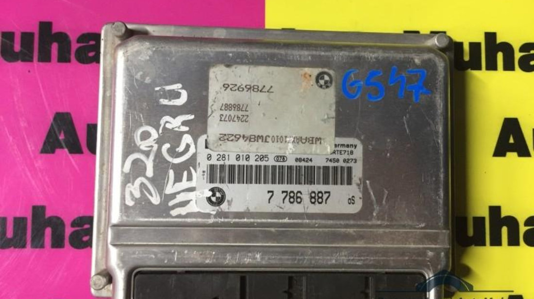 Calculator ecu 320d 2.0 d BMW Seria 3 (1998-2005) [E46] 7 786 887