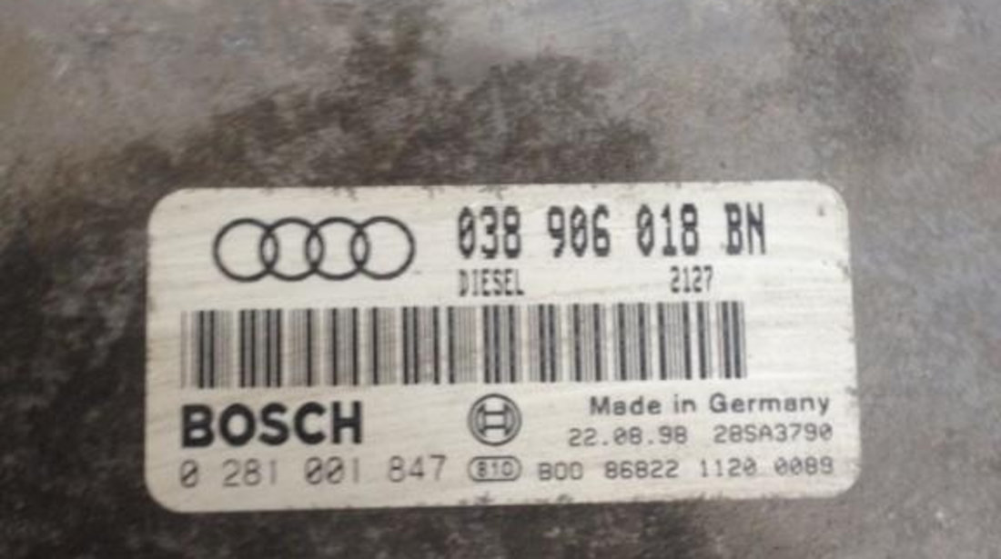 Calculator ecu Audi A3 (1996-2003) [8L1] 0281001847 . 0281 001 847 . 0 281 001 847
