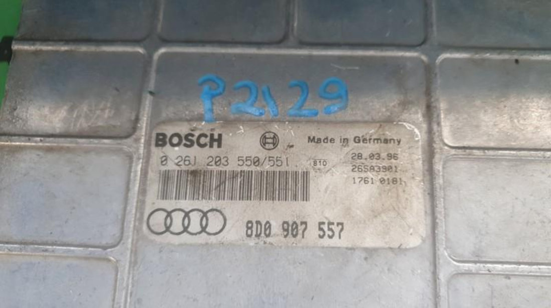 Calculator ecu Audi A4 (1994-2001) [8D2, B5] 0261203550