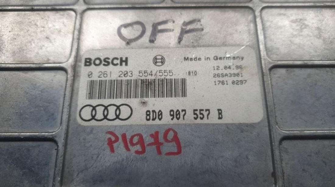 Calculator ecu Audi A4 (1994-2001) [8D2, B5] 0261203554