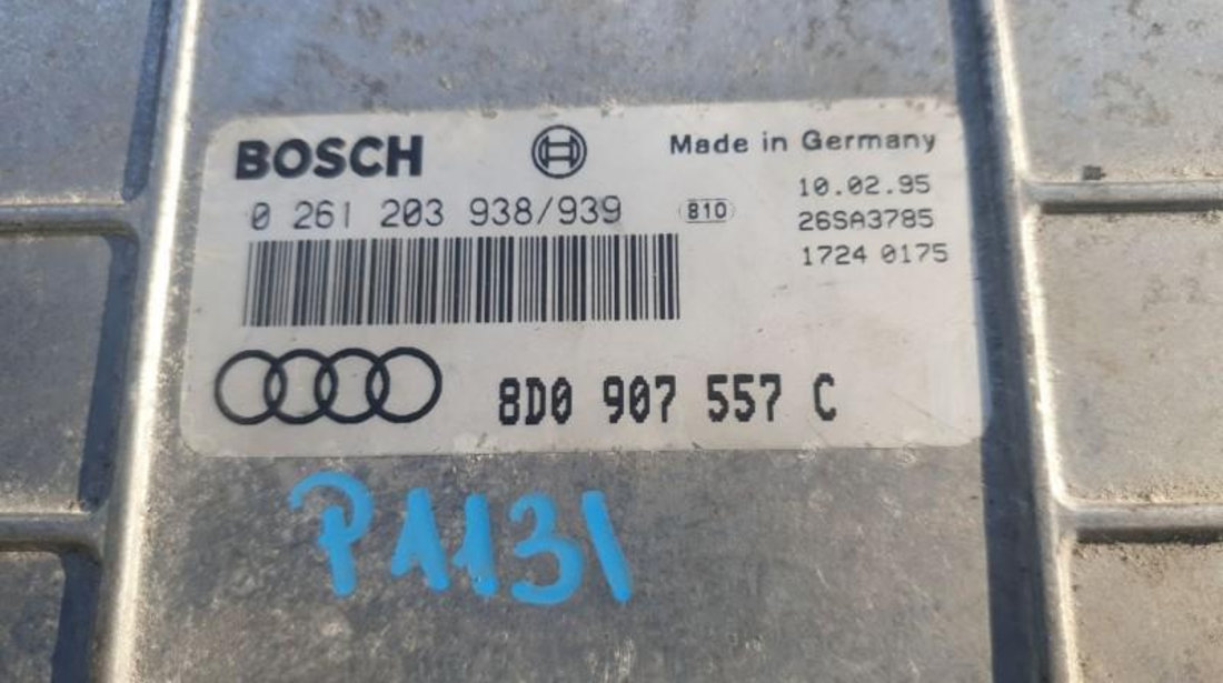 Calculator ecu Audi A4 (1994-2001) [8D2, B5] 0261203938