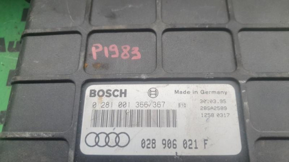 Calculator ecu Audi A4 (1994-2001) [8D2, B5] 0281001366