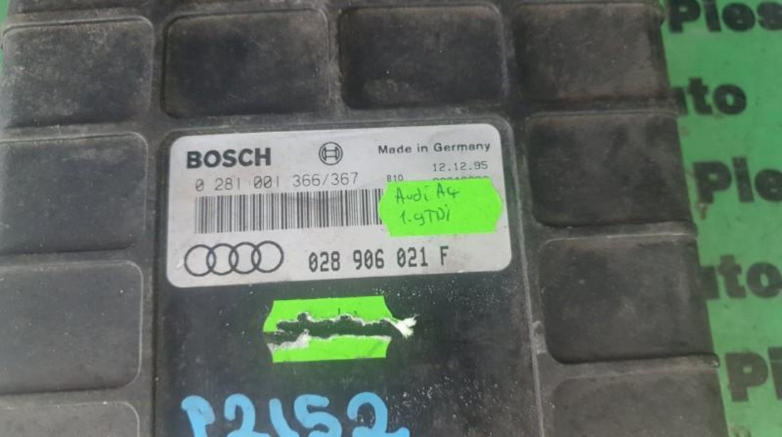 Calculator ecu Audi A4 (1994-2001) [8D2, B5] 0281001366