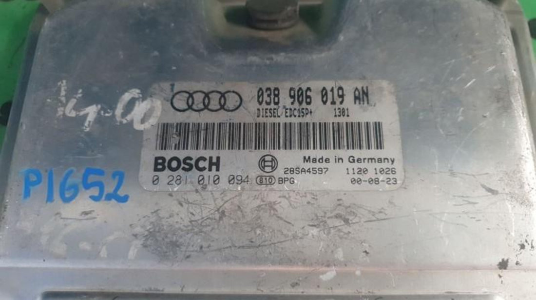 Calculator ecu Audi A4 (1994-2001) [8D2, B5] 0281010094