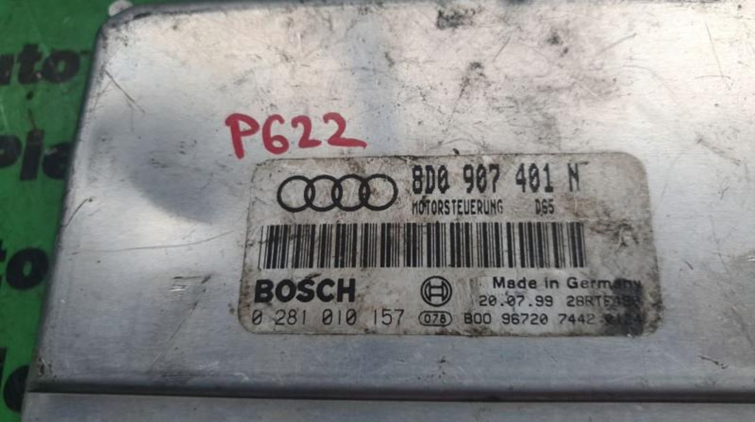 Calculator ecu Audi A4 (1994-2001) [8D2, B5] 0281010157