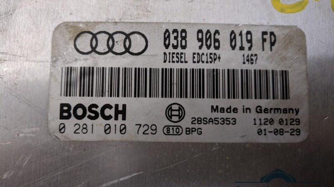 Calculator ecu Audi A4 (2001-2004) [8E2, B6] 038906019fp