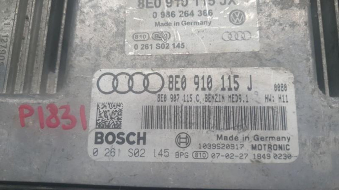 Calculator ecu Audi A4 (2004-2008) [8EC, B7] 0261s02145