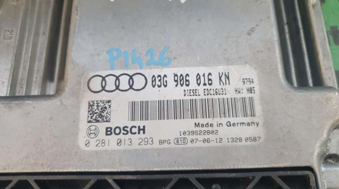 Calculator ecu Audi A4 (2004-2008) [8EC, B7] 0281013293
