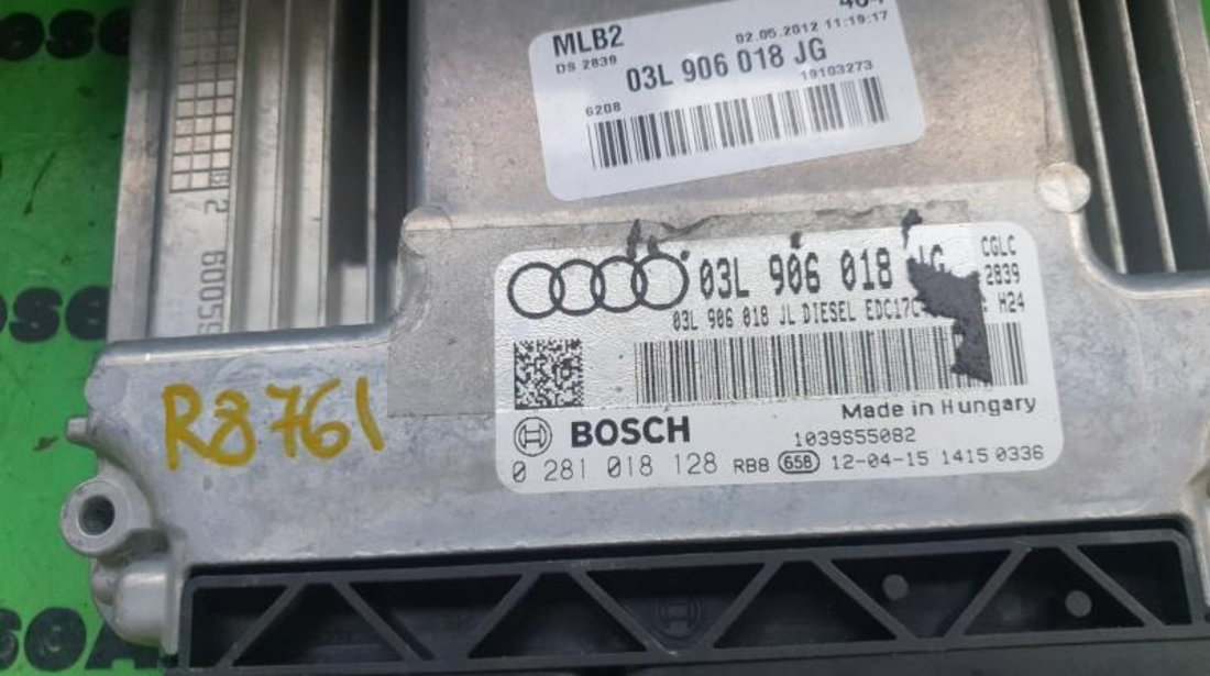 Calculator ecu Audi A4 (2007->) [8K2, B8] 0281018128