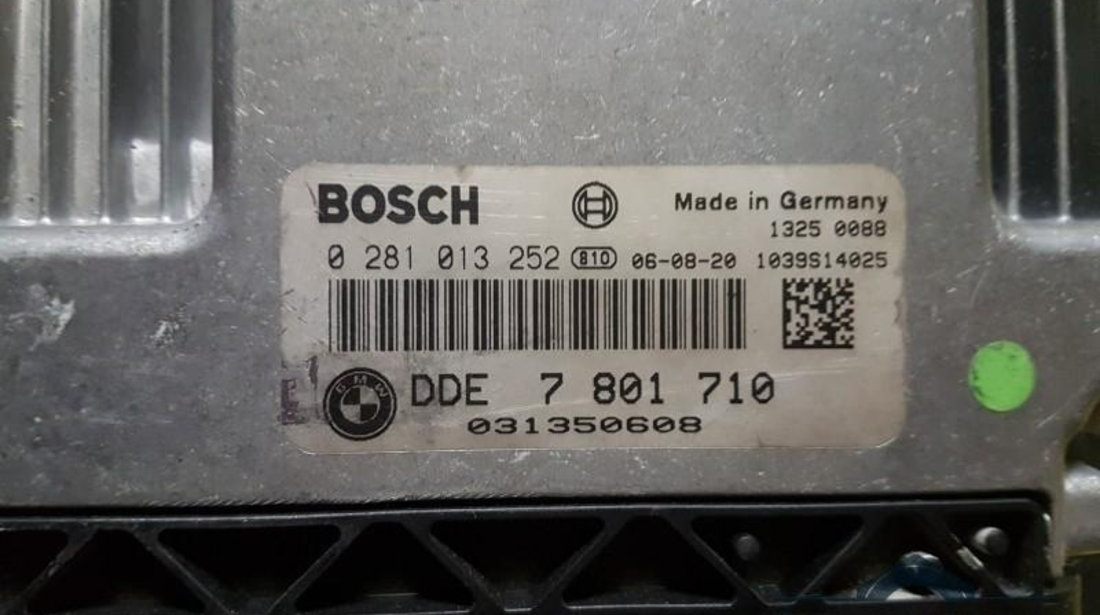 Calculator ecu BMW Seria 1 (2004->) [E81, E87] 0281013252