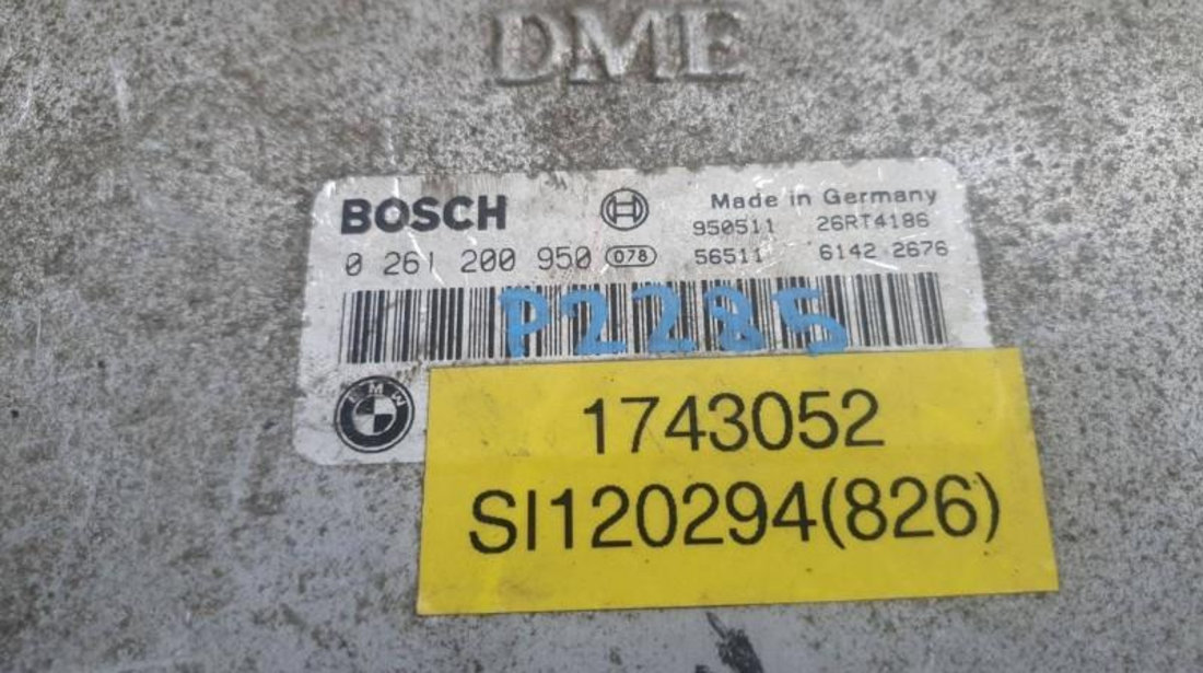 Calculator ecu BMW Seria 3 (1990-1998) [E36] 0261200950