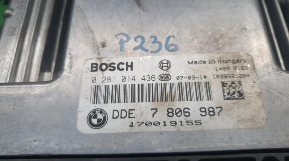 Calculator ecu BMW Seria 5 (2003-2010) [E60] 0281014436