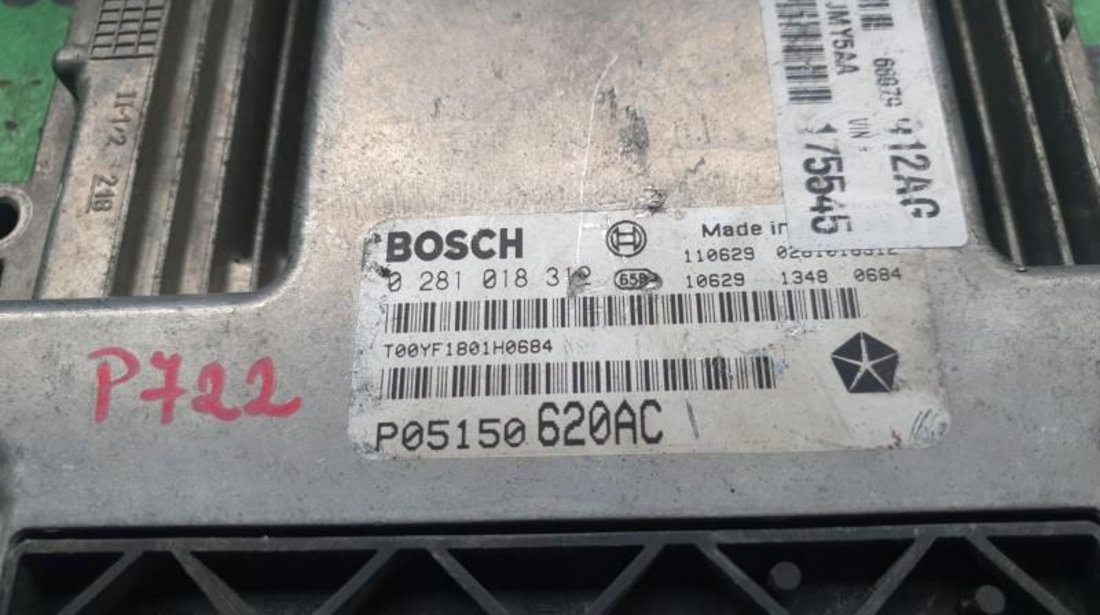 Calculator ecu Chrysler Crossfire (2003-2007) 0281018312