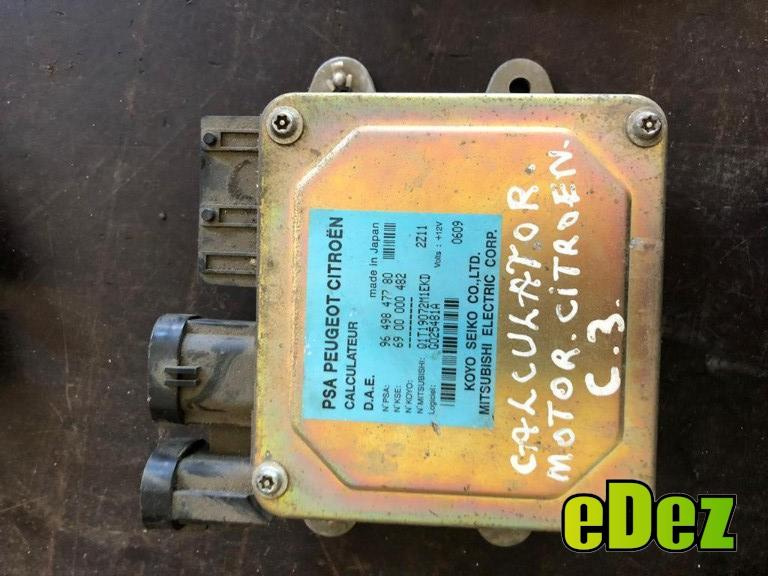 Calculator ecu Citroen C3 (2002->) [FC_] 1.4 benzina 9649847780