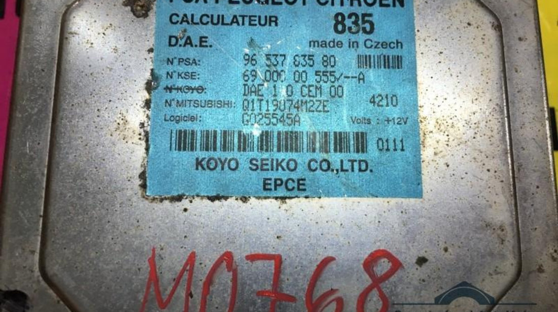 Calculator ecu Citroen C3 (2002->) [FC_] 9653783580