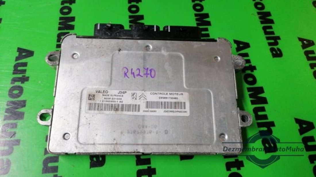 Calculator ecu Citroen C3 (2002->) [FC_] 9661700480