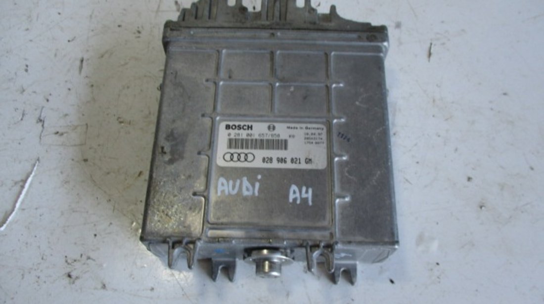 CALCULATOR / ECU COD 0281001657/658 AUDI A4 FAB. 1994 - 2001 ⭐⭐⭐⭐⭐