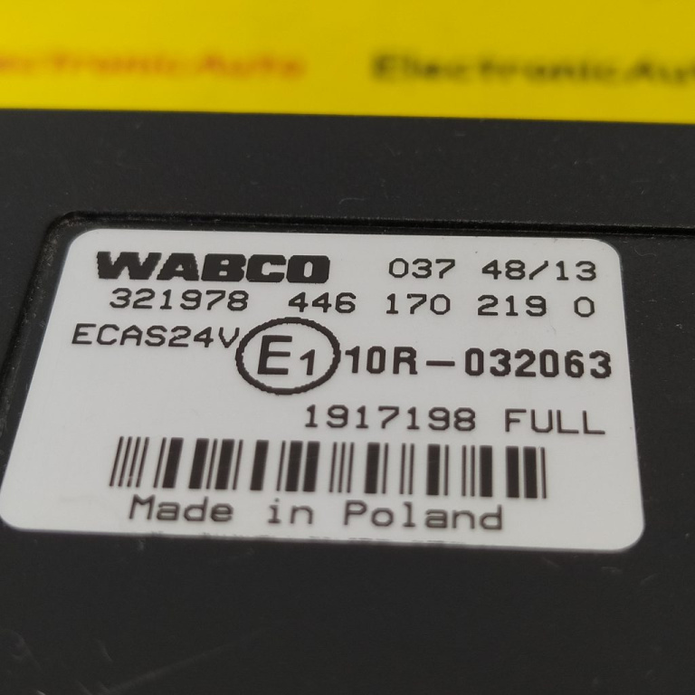 Calculator ECU Ecas Wabco, 321987, 4461702190