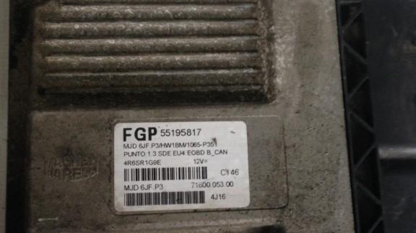 Calculator ecu Fiat Grande Punto ( 10.2005- 55195817