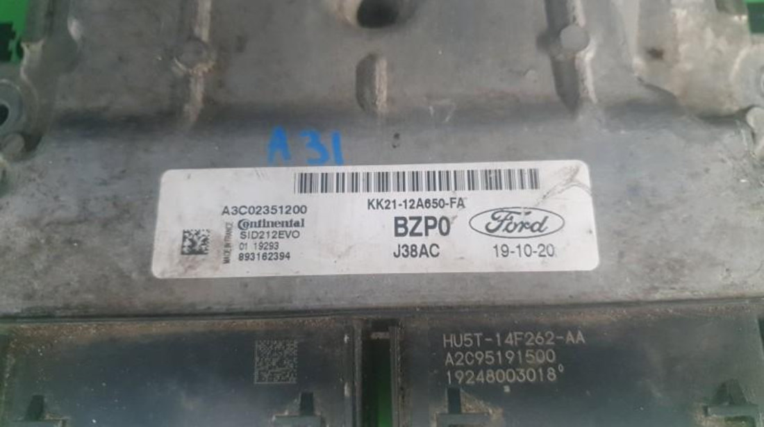 Calculator ecu Ford Transit 7 (2006->) kk2112a650fa