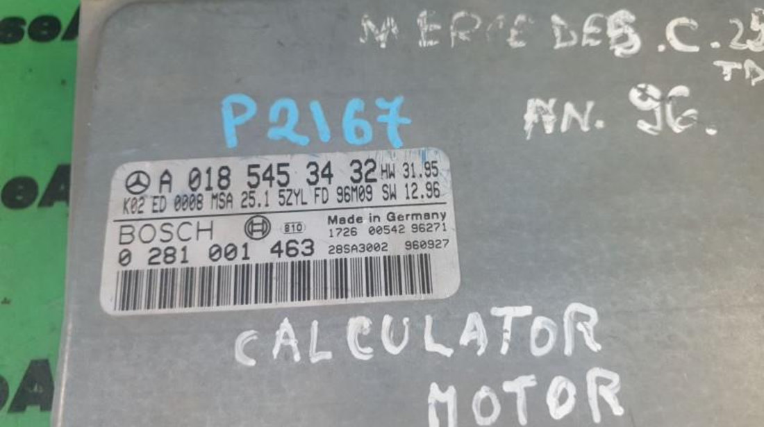 Calculator ecu Mercedes C-Class (1993-2000) [W202] 0281001463