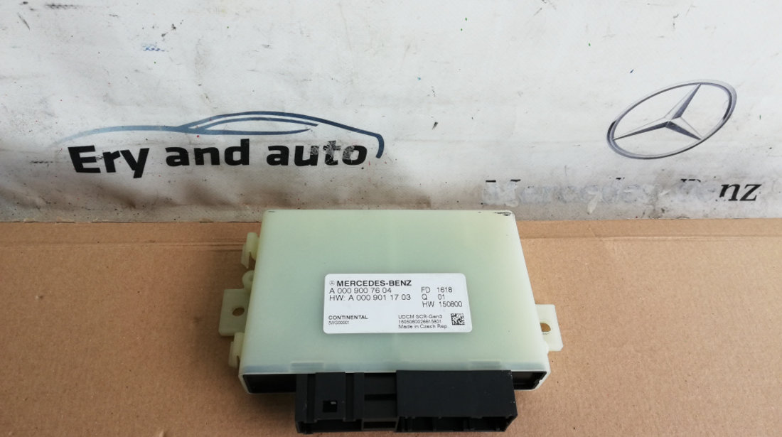 Calculator ECU Mercedes control al gazelor de esapament EGR cod A0009007604