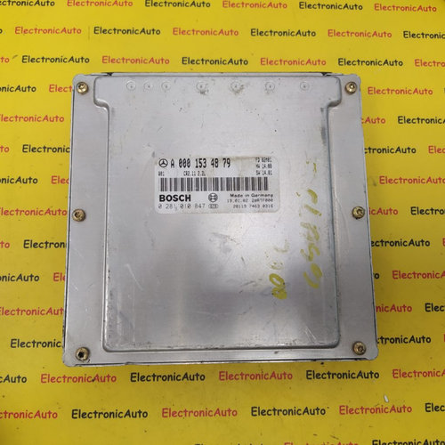 Calculator ECU Mercedes E, A0001534879, 0281010847, CR211,