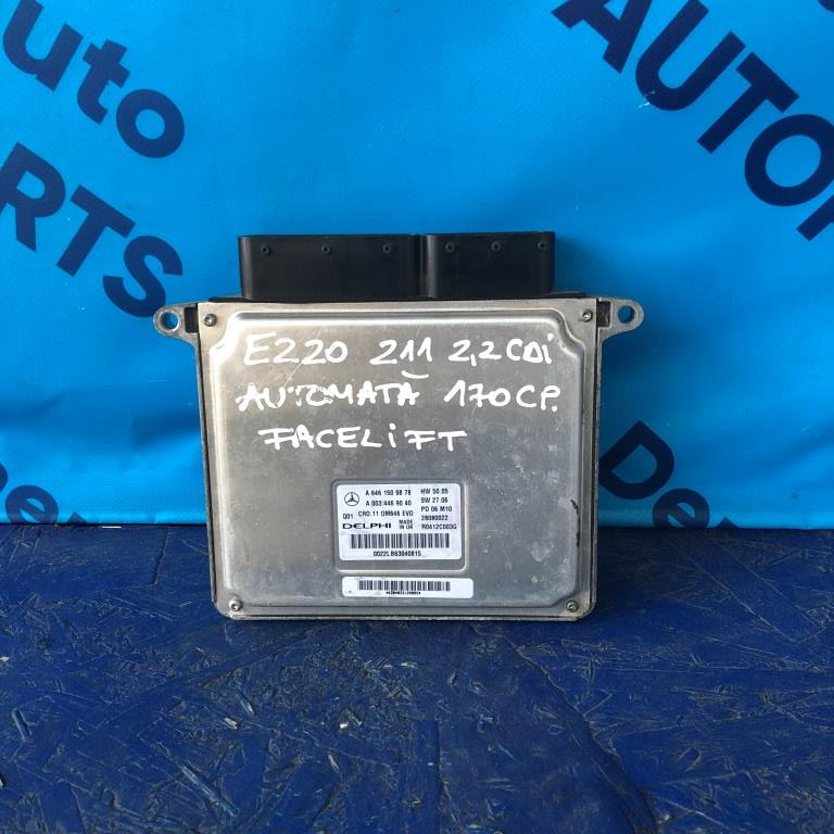 Calculator ECU Mercedes E Class E220 CDI W211 2006-2009 FACELIFT COD A6461509878 CRD.11